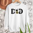 Dad Bee Cute Beekeeping 1st Birthday Matching Family Dada Men Sweatshirt