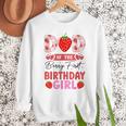 Dad Of The Berry First Birthday Girl Sweet Strawberry Men Sweatshirt