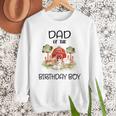 Dad Of The Birthday For Boy Barnyard Farm Animals Party Men Sweatshirt