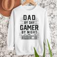 Dad By Day Gamer By Night Father's Day Gaming Men Sweatshirt