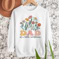 Dad Of The Little Wildflower Birthday Party Baby Shower Men Sweatshirt