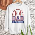 Dad Of Rookie 1st Birthday Baseball Theme Matching Party Men Sweatshirt