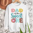 Dad Of The Sweet One 1st Birthday Girl Donut Party Men Sweatshirt