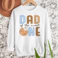Dad Of The Sweet One Cookies And Milk 1st Birthday Party Men Sweatshirt
