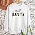 Dad Of The Wild One Zoo Birthday Safari Jungle Animal Men Sweatshirt