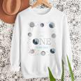 Daddy Houston We Have One Year Old Space Theme 1st Birthday Men Sweatshirt