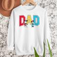 Disney Mickey And Friends Mickey Minnie Dad Collegiate Logo Men Sweatshirt