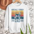 Dog Airedale Terrier Dad Vintage Airedale Terrier Dad Men Sweatshirt
