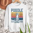 Dog Dad Vintage Poodle Dad Men Sweatshirt