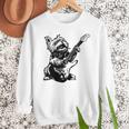 Dog Guitarist Guitar Yorkie Dad Mom For Men Women Men Sweatshirt