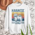 Dog Havanese Dad Vintage Havanese Dad Men Sweatshirt