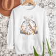 Fast Food Deer Hunting Hunter Dad Tail Buck Men Sweatshirt
