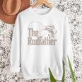 Father Day The Rodfather Dad Fishing From Daughter Son Men Sweatshirt