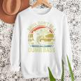 Fishing Father Day Tee Bruh Don't Be a Dumb Bass Dad Men Sweatshirt