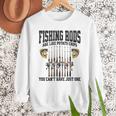 Fishing Tuna Bass Rod Fisherman Cool Dad Quote Men Sweatshirt