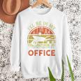 Garden I'Ll Be In My Office Plant Lover Plant Dad Men Sweatshirt