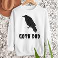 Goth Dad Gothic Bird Crow Emo Father's Day Men Sweatshirt