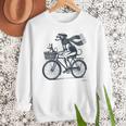 Italian Greyhound Whippet Bicycle Cycling Dog Mom Iggy Dad Men Sweatshirt