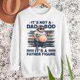 It's Not A Dad Bod It's Father Figure Fat Cat Vintage Men Sweatshirt