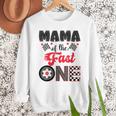 Mama Of The Fast One Car Racing Dad 1St Birthday Boy Men Sweatshirt