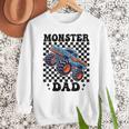 Monster Truck Dad Family Matching Monster Trucks Birthday Men Sweatshirt