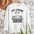 Race Car Racing Family Dada Pit Crew Birthday Party Men Sweatshirt