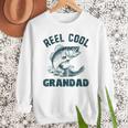 Reel Cool Grandad Fishing Grandpa Vintage Style Men Sweatshirt