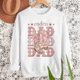 Rodeo Dad Pink Boots Coquette Cow-Girl Birthday Party Men Sweatshirt