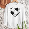 Soccer Ball Heart Idea For Mom Dad Kids T-Shirt Men Sweatshirt Soccer Ball Heart Idea For Mom Dad Kids T-Shirt Men Sweatshirt