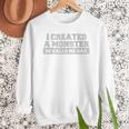 Tshirt For Dad From Son First 1st Time Father's Day Men Sweatshirt