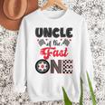 Uncle Of The Fast One Car Racing Dad 1St Birthday Boy Men Sweatshirt Uncle Of The Fast One Car Racing Dad 1St Birthday Boy Men Sweatshirt