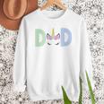 Unicorn Dad First Birthday Girl Family Matching Mama Party Men Sweatshirt