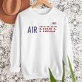 US Flag Proud Air Force Dad Men Sweatshirt