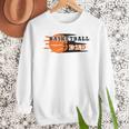 Vintage Proud Basketball Dad Fathers Day Basketball Player Men Sweatshirt