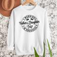 Warning Father Daughter Trip In Progress Trip With Dad Men Sweatshirt