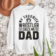 Wrestler Daddy Wrestling Dad Men Sweatshirt