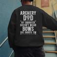 Archery Dad Dad Of An Archer Father Men's Sweatshirt Back Print