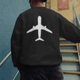 Aviation Geek Airplane Pilot Dad Husband Father's Day Xmas Men's Sweatshirt Back Print Aviation Geek Airplane Pilot Dad Husband Father's Day Xmas Men's Sweatshirt Back Print