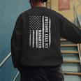 Awesome Like My Daughter Men For Dad Fathers Day Men's Sweatshirt Back Print Awesome Like My Daughter Men For Dad Fathers Day Men's Sweatshirt Back Print