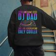 Awesome DJ Dad DJ Music Men's Sweatshirt Back Print