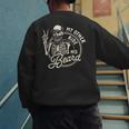 Bearded Dad Daddy Father’s Day My Other Ride Is His Beard Men's Sweatshirt Back Print
