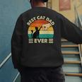 Best Cat Dad Ever Cat Lover Kitten Owner Kitty Men's Sweatshirt Back Print