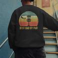 Best Dad By Par Disc Golf Father's Day Men's Sweatshirt Back Print