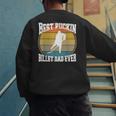 Best Puckin Billet Dad Hockey Men's Sweatshirt Back Print