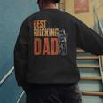 Best Rucking Dad Ruck Backpack Rucksack Workout Rucking Men's Sweatshirt Back Print