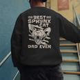 Best Sphynx Cat Dad Ever Apparel For Animal Lover Men Women Men's Sweatshirt Back Print