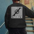 Bicycle DADS Old Guy WHO Ride Bikes BMX Mountain OR Road Men's Sweatshirt Back Print