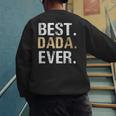Birthday Fathers Day Christmas For Dada Dada From Granddaughter Grandson Best Dada Men's Sweatshirt Back Print Birthday Fathers Day Christmas For Dada Dada From Granddaughter Grandson Best Dada Men's Sweatshirt Back Print