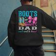 Boots Or Bows Dad Loves You Gender Reveal Party Men's Sweatshirt Back Print Boots Or Bows Dad Loves You Gender Reveal Party Men's Sweatshirt Back Print