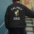 Cal Poly Mustangs Arched Dad Men's Sweatshirt Back Print Cal Poly Mustangs Arched Dad Men's Sweatshirt Back Print